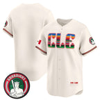 Cleveland Guardians Blank Cream JEROMEN Mexico Vapor Premier Limited Stitched Jersey