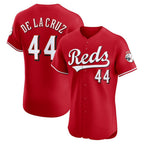 Cincinnati Reds #44 Elly De La Cruz Red JEROMEN Alternate Elite Jersey