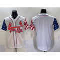St. Louis Cardinals Blank White JEROMEN Independence Day Vapor Premier Limited Stitched Jersey