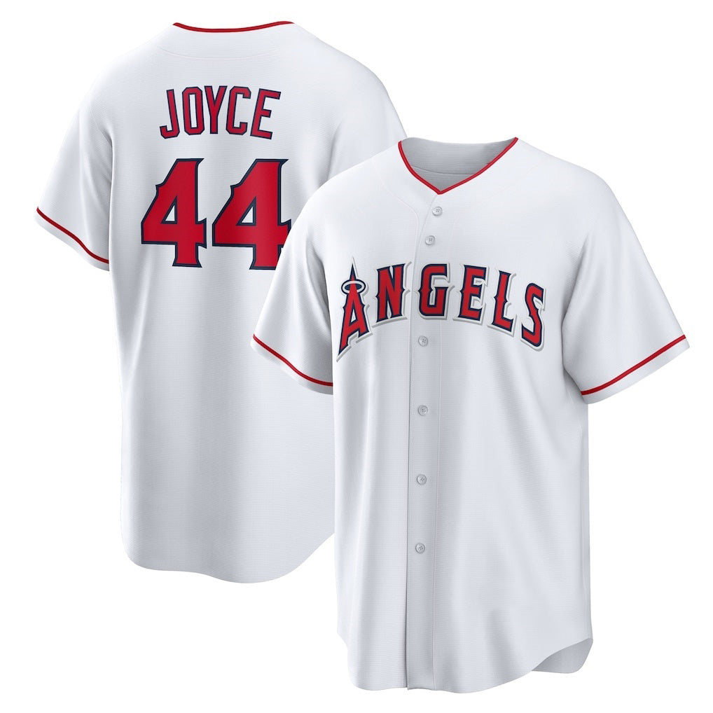 Los Angeles Angels #44 Ben Joyce White JEROMEN Home Replica Jersey