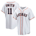 Houston Astros #11 Cam Smith White JEROMEN Home Replica Jersey