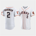 Houston Astros #2 Jose Altuve White JEROMEN 60th Anniversary Flex Base Stitched Jersey