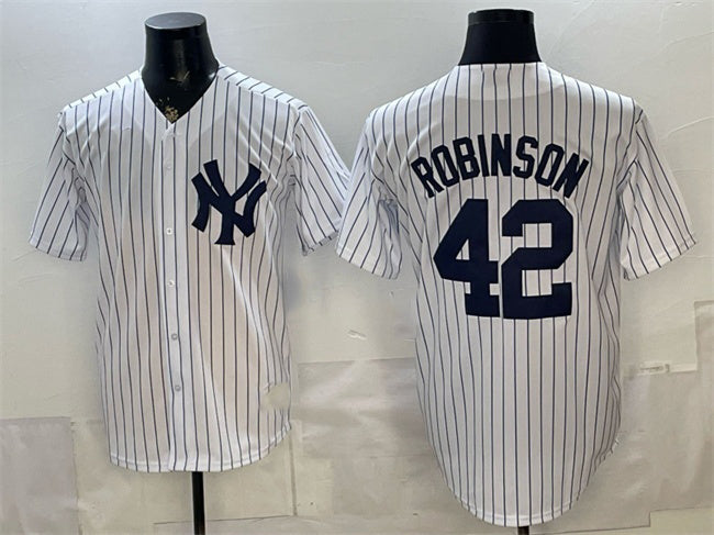 New York Yankees #42 Jackie Robinson White JEROMEN Stitched Jersey