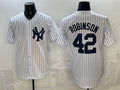 New York Yankees #42 Jackie Robinson White JEROMEN Stitched Jersey