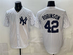 New York Yankees #42 Jackie Robinson White JEROMEN Stitched Jersey