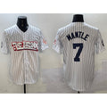 New York Yankees #7 Mickey Mantle White JEROMEN Bronx Graffiti Vapor Limited Stitched Jersey