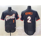 San Francisco Giants #2 Willy Adames Anthracite JEROMEN 2025 City Connect Limited Stitched Jersey