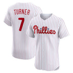 Philadelphia Phillies #7 Trea Turner White JEROMEN Home Elite Jersey