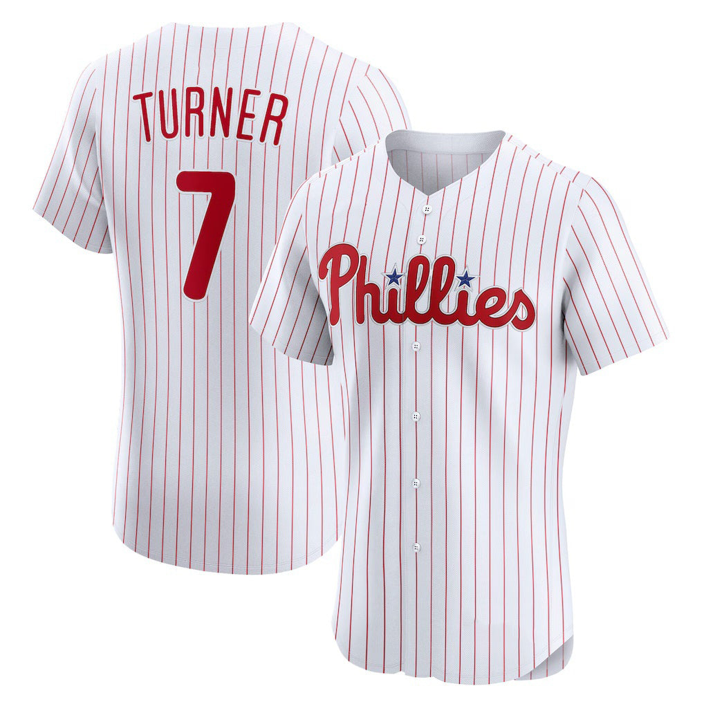 Philadelphia Phillies #7 Trea Turner White JEROMEN Home Elite Jersey
