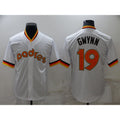 San Diego Padres #19 Tony Gwynn White JEROMEN Cooperstown Collection Stitched Throwback Jersey
