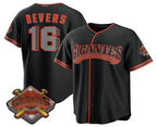San Francisco Giants #16 Rafael Devers Black JEROMEN 2026 Alternate Stadium Stitched Jersey