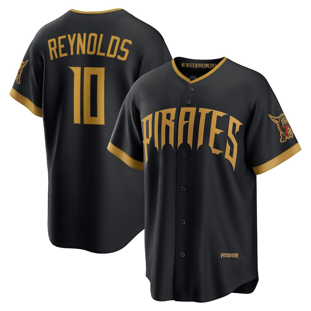 Pittsburgh Pirates #10 Bryan Reynolds Black JEROMEN 2026 City Connect Stadium Jersey