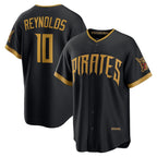 Pittsburgh Pirates #10 Bryan Reynolds Black JEROMEN 2026 City Connect Stadium Jersey