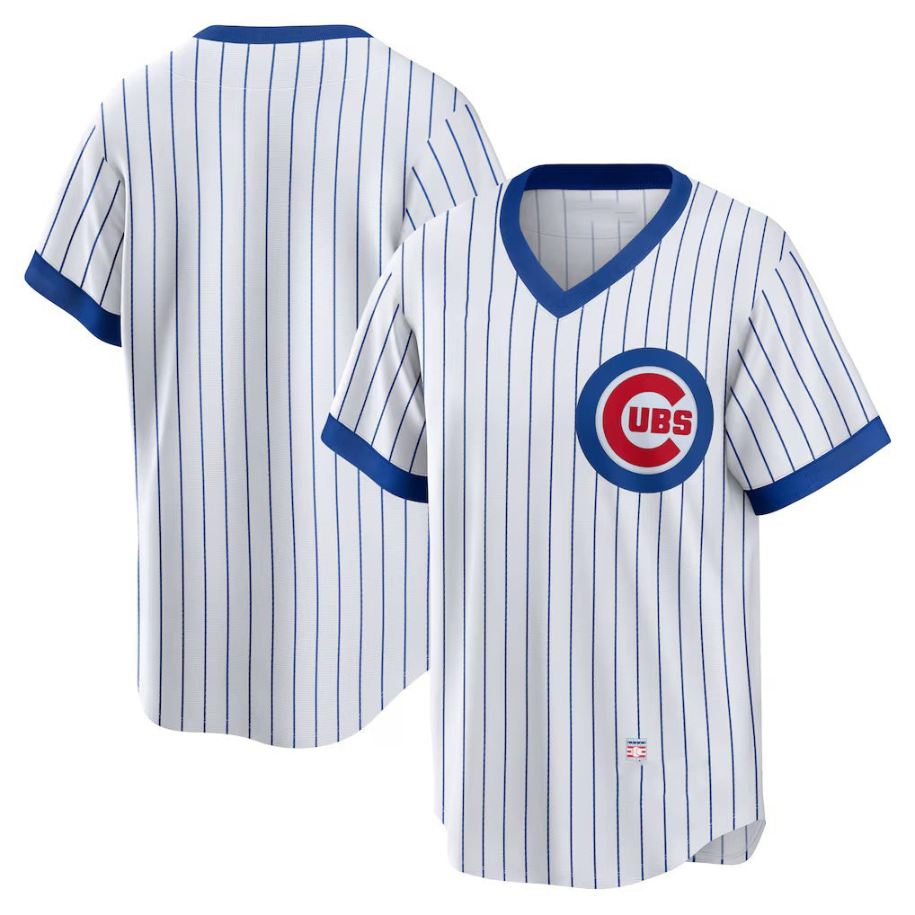 Chicago Cubs White JEROMEN Home Cooperstown Collection Team Jersey