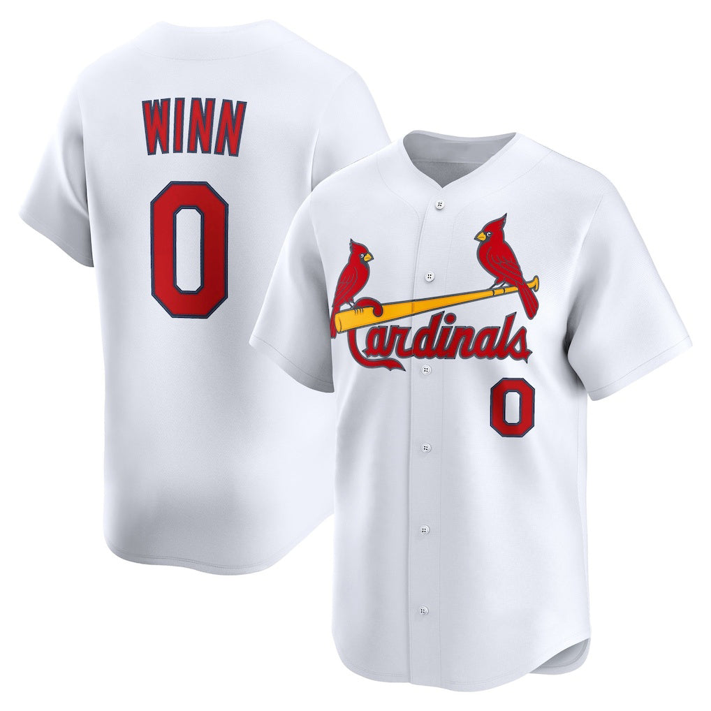 St. Louis Cardinals #0 Masyn Winn White JEROMEN Home Limited Jersey