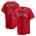 Los Angeles Angels #6 Anthony Rendon Red JEROMEN Alternate Replica Player Name Jersey