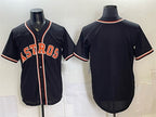 Houston Astros Blank 2026 Fashion Replica Black JEROMEN Out Stitched Jersey
