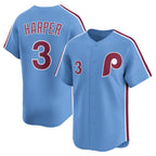 Philadelphia Phillies #3 Bryce Harper Light Blue JEROMEN Alternate Limited Player Jersey