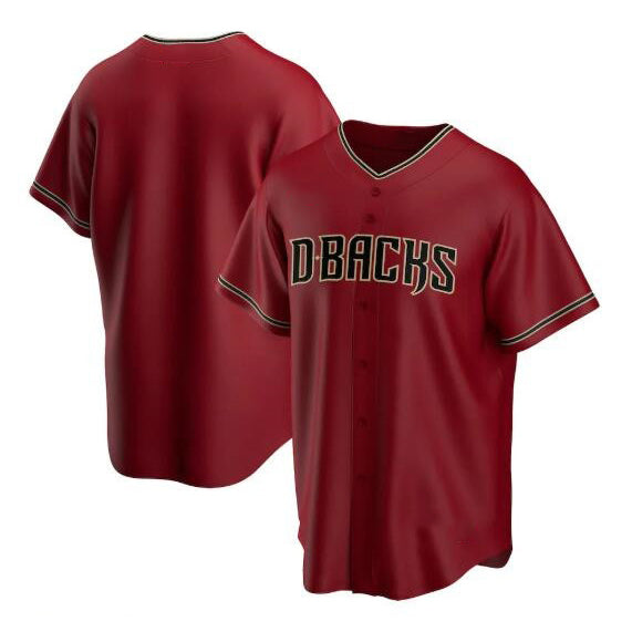 Arizona Diamondbacks Blank Red JEROMEN Cool Base Stitched Jersey