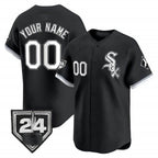 Custom Chicago White Sox 2024 Spring Training Patch Vapor Premier Limited Jersey ¨C Black JEROMEN