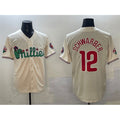 Philadelphia Phillies #12 Kyle Schwarber Cream JEROMEN Phanatic Limited Stitched Jersey