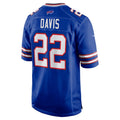 B.Bills #22 Ray Davis Royal JEROMEN Game Jersey