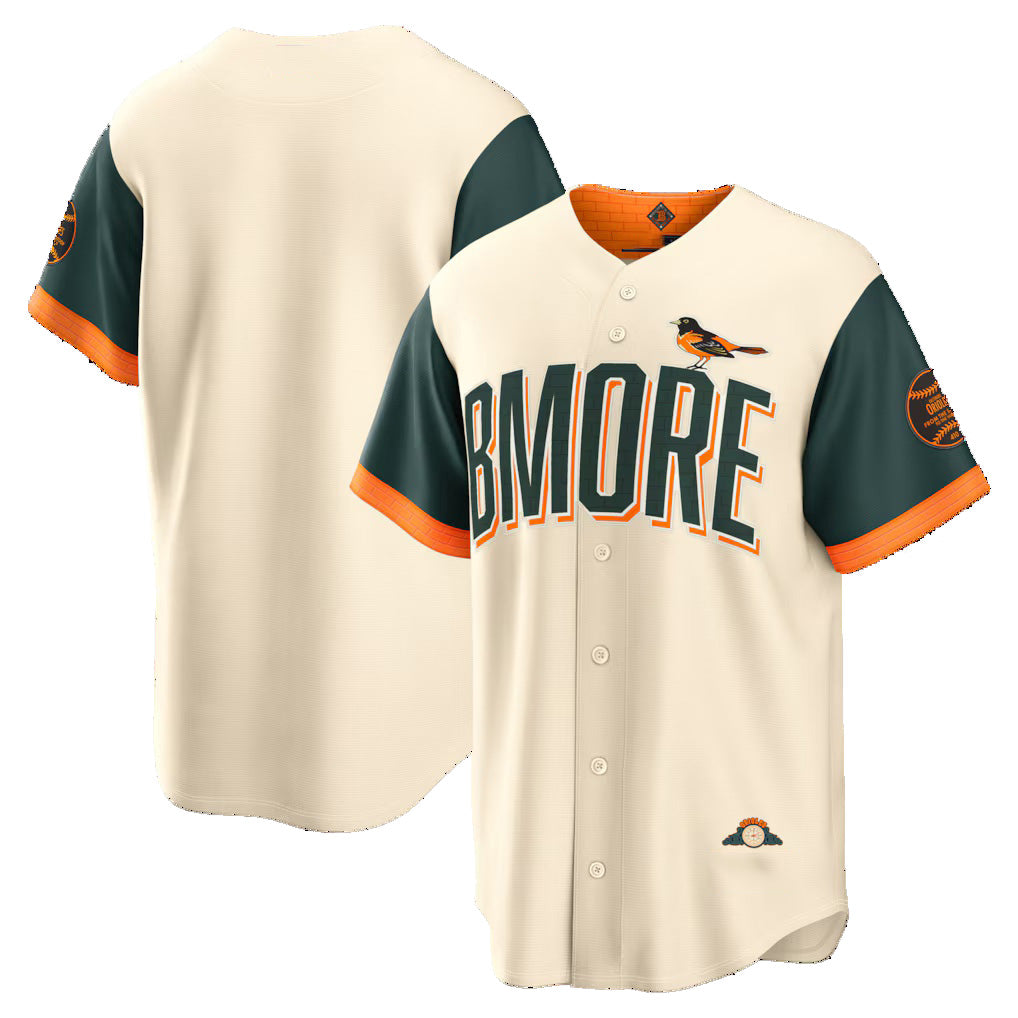 Baltimore Orioles Natural JEROMEN 2026 City Connect Stadium Jersey