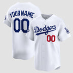 Custom Los Angeles Dodgers ACTIVE PLAYER White JEROMEN 2025 Champions Stitched Jersey