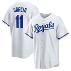 Kansas City Royals #11 Maikel Garcia White JEROMEN Home Replica Jersey