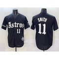 Houston Astros #11 Cam Smith Black JEROMEN Gothic 'Houston Born Barrio Raised' Limited Stitched Jersey