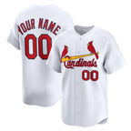 Custom St. Louis Cardinals White JEROMEN Home Limited Jersey