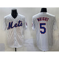 New York Mets #5 David Wright White JEROMEN Stitched Jersey