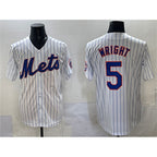 New York Mets #5 David Wright White JEROMEN Stitched Jersey