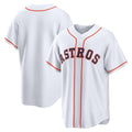 Houston Astros White JEROMEN Home Replica Jersey