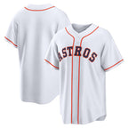 Houston Astros White JEROMEN Home Replica Jersey