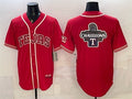 Texas Rangers Team Big Logo Red JEROMEN 2026 City Connect Stadium Stitched Jerseys