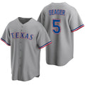 Texas Rangers #5 Corey Seager Gray JEROMEN Cool Base Stitched Jersey