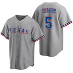 Texas Rangers #5 Corey Seager Gray JEROMEN Cool Base Stitched Jersey