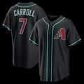 Arizona Diamondbacks #7 Corbin Carroll Black JEROMEN Alternate Replica Jersey
