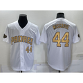 San Diego Padres #44 Joe Musgrove Number White JEROMEN 2022 All Star Stitched Cool Base Jersey