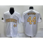 San Diego Padres #44 Joe Musgrove Number White JEROMEN 2022 All Star Stitched Cool Base Jersey