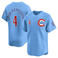Chicago Cubs #4 Pete Crow-Armstrong Light Blue JEROMEN Alternate Limited Player Jersey