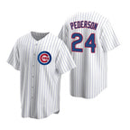 Chicago Cubs #24 Joc Pederson White JEROMEN Replica Home Jersey