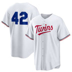 Minnesota Twins #42 Jackie Robinson White JEROMEN Home 2025 Day Replica Jersey