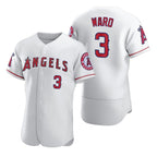 Los Angeles Angels #3 Waylor Ward White JEROMEN Flex Base Stitched Jersey