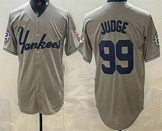 New York Yankees #99 Aaron Judge Grey JEROMEN Limited Jersey