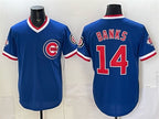 Chicago Cubs #14 Ernie Banks Royal JEROMEN 150th Anniversary Throwback Vapor Limited Stitched Jersey