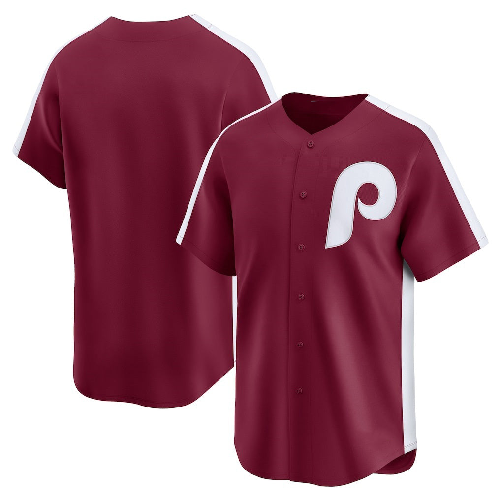 Philadelphia Phillies Maroon JEROMEN Throwback Cooperstown Collection Limited Jersey