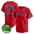 Custom Boston Red Sox Wally Vapor Premier Limited Jersey ¨C Red JEROMEN