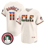 Cleveland Guardians #11 Jos¨¦ Ram¨ªrez Cream JEROMEN Mexico Vapor Premier Limited Stitched Jersey